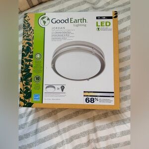 NWT LED Ceiling Fixture Brushed Nickel
